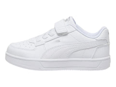 Tenis Puma Caven 2.0 Blanco y Plata para Niño