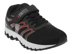 Tenis K-SWISS Tubes Negro con Rojo para Niño