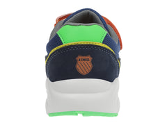 Tenis K-SWISS Zahir Azul Marino y Naranja para Niño