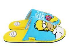 Pantuflas ARRA Azul-Amarillo de Homero para Hombre