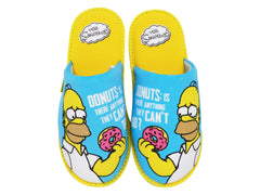 Pantuflas ARRA Azul-Amarillo de Homero para Hombre