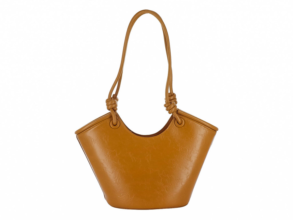Bolsa de Hombro MM Bolsas Color Mostaza para Mujer