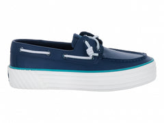 Zapato Náutico Sperry Bahama 2.0 Plataforma Azul Marino para Mujer