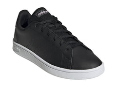 Tenis Adidas Advantage Base Negro con Rosa para Mujer