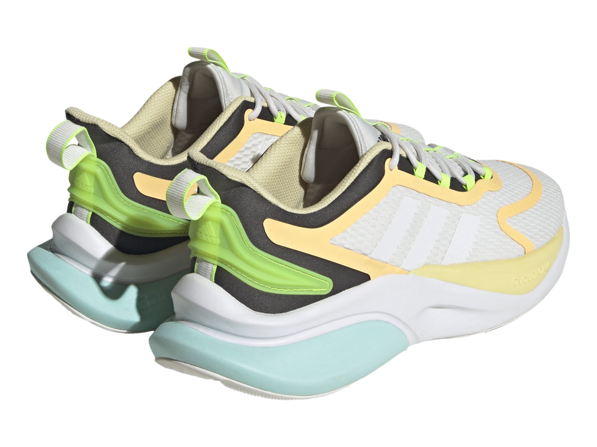 Tenis Adidas Alphabounce+ Blanco y Aqua para Hombre