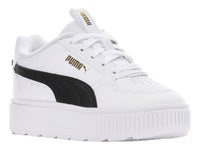 Tenis PUMA Carmen Rebelle Blanco y Negro para Niña
