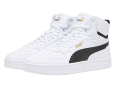 Tenis PUMA Caven 2.0 Mid Blanco, Negro y Oro para Hombre