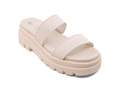 Sandalias EFE Plataforma Beige para Mujer