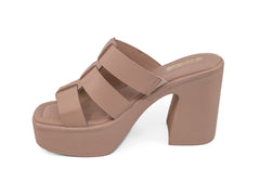 Sandalias de Plataforma EFE Beige para Mujer