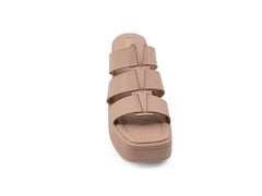 Sandalias de Plataforma EFE Beige para Mujer