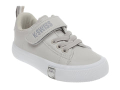 Tenis K-SWISS Mini Trinity Blanco y Gris para Niño