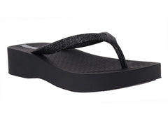Sandalias Ipanema Negro Glitter para Mujer