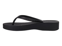 Sandalias Ipanema Negro Glitter para Mujer