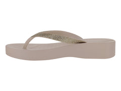 Sandalias Ipanema Beige Glitter para Mujer