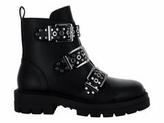 Botines Combat Guess Negros para Mujer