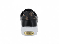 Tenis Guess Negros con Detalles Dorados para Mujer