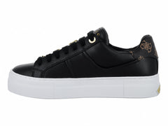 Tenis Guess Negros con Detalles Dorados para Mujer