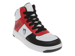 Tenis K-Swiss Salt Mid Blanco, Rojo y Negro para Niño