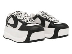 Tenis Steve Madden Charge Up Blanco y Negro para Mujer