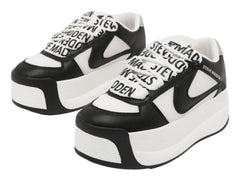Tenis Steve Madden Charge Up Blanco y Negro para Mujer