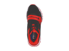 Tenis Champion Flexer Switch Negro y Rojo para Niño