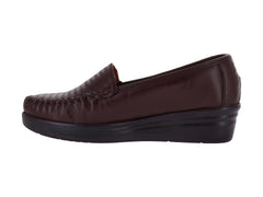 Zapatos Mocasines Mas Descanso Café para Mujer