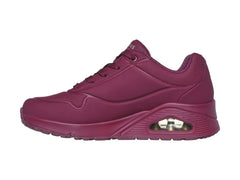 Tenis Skechers One Color Vino para Mujer
