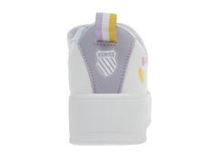 Tenis K-SWISS Mini Trinity Platform Blanco y Lila para Niña