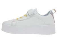 Tenis K-SWISS Mini Trinity Platform Blanco y Lila para Niña