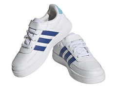 Tenis Adidas Breaknet 2.0 Blanco y Azul para Niña