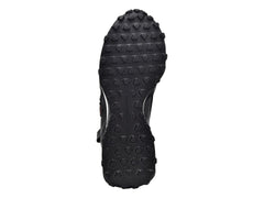 Tenis Cuadra de Piel Ternera Negro para Hombre
