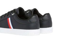Tenis Tommy Hilfiger Essential Stripes Negro para Mujer
