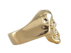 Anillo Roze Calavera Dorado para Hombre