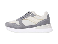 Tenis Tommy Hilfiger Elevated Feminine Runner Gris para Mujer
