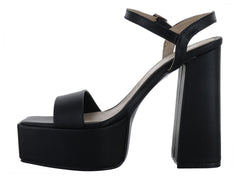 Sandalias de Plataforma Roze Negro para Mujer