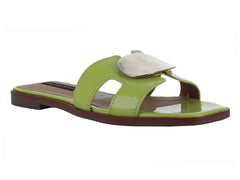 Sandalias Salamandra Color Apio para Mujer