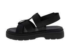 Sandalias Tropicana Negras de Plataforma para Niña
