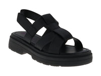 Sandalias Tropicana Negras de Plataforma para Niña