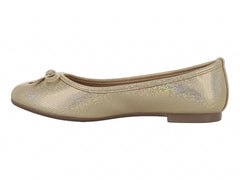 Zapatos Planos Tropicana Color Oro para Niña