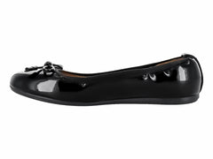 Zapatos Ballerina de Charol Negro Tropicana para Niña