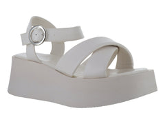 Sandalias Senties Plataforma Color Latte para Mujer