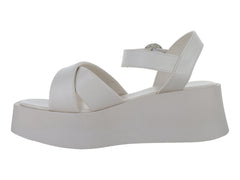 Sandalias Senties Plataforma Color Latte para Mujer