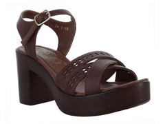 Sandalias Luna Rosa Color Comino para Mujer