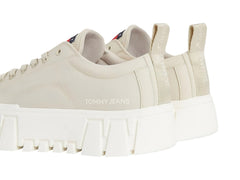 Tenis Tommy Hilfiger TJW Vulc Plt Nylon Beige para Mujer