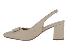 Zapatos de Tacón Lady Paulina Color Avena para Mujer