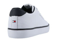 Tenis Tommy Hilfiger TH Vulc Core Low Leather Blanco para Hombre