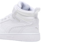 Tenis PUMA Rebound V6 Mid Blancos para Niño