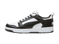 Tenis PUMA Rebound V6 Low Blanco y Negro para Hombre