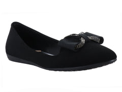 Zapatos Planos Clasben Negro para Mujer