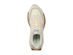 Tenis Lacoste L-Spin Deluxe Blanco y Beige para Mujer